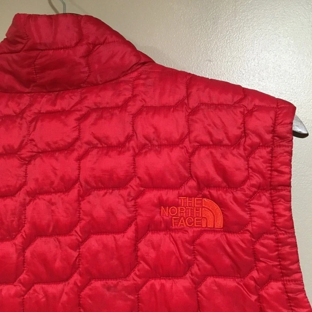 The North Face Thermoball Eco Insulated Puffer Vest Mens L Red Performance Hike